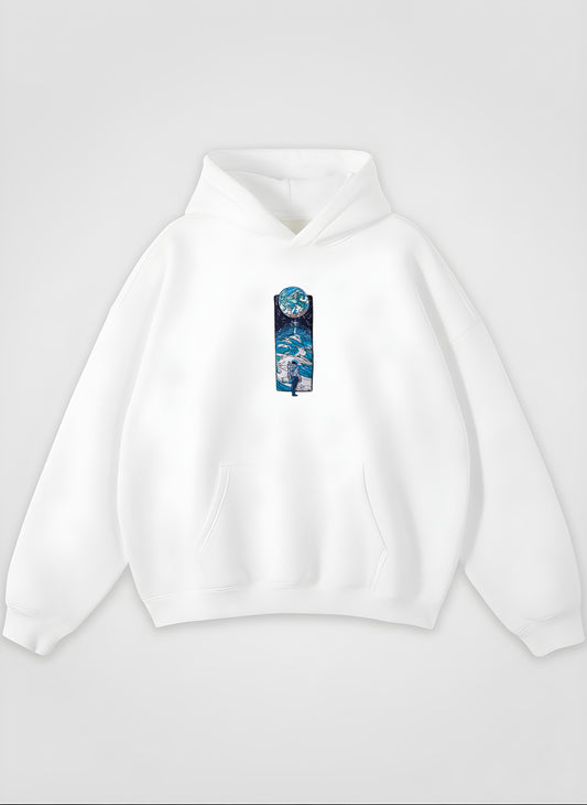 FLY TO THE MOON OVERSIZED HOODIE