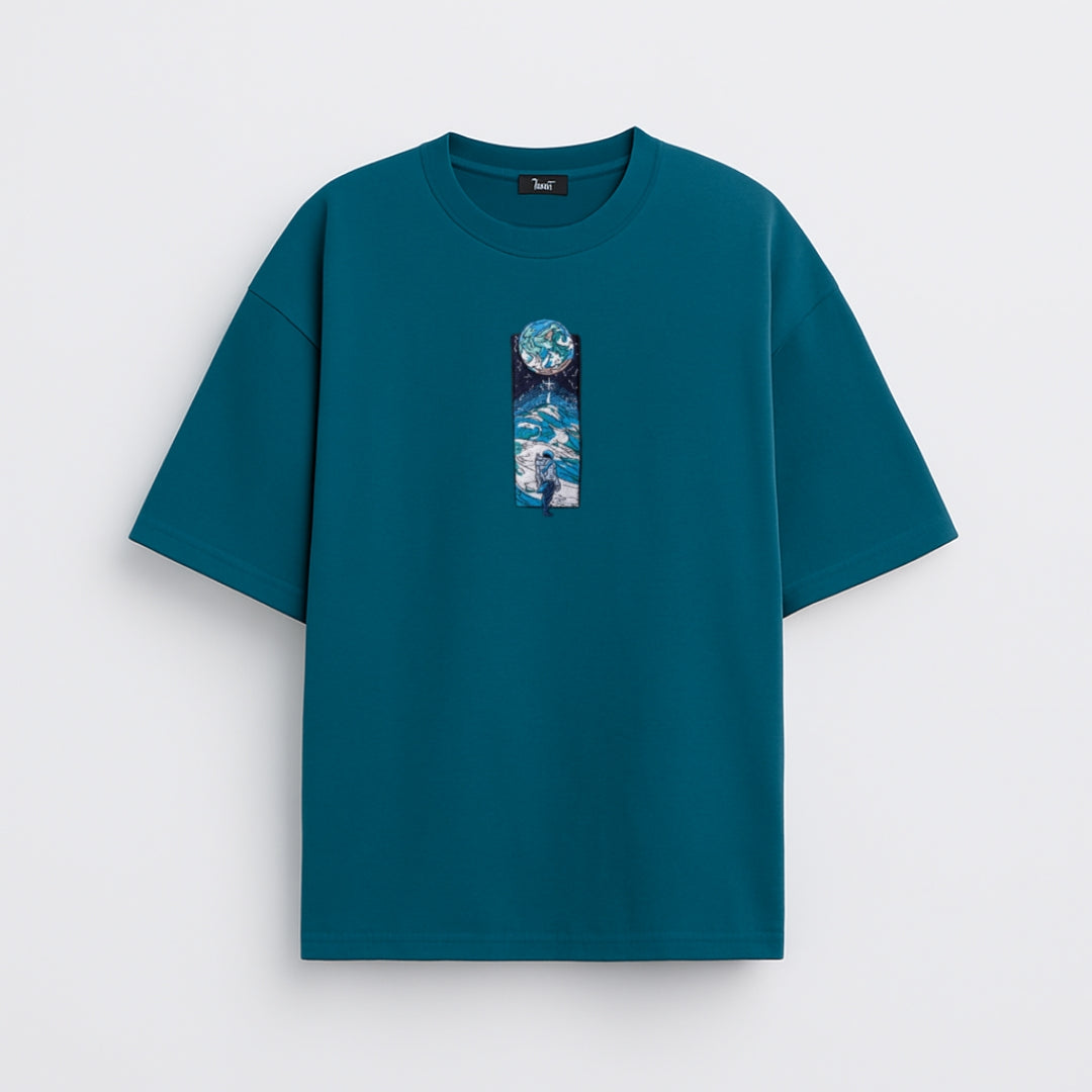 FLY TO THE MOON | OVERSIZED T-SHIRT
