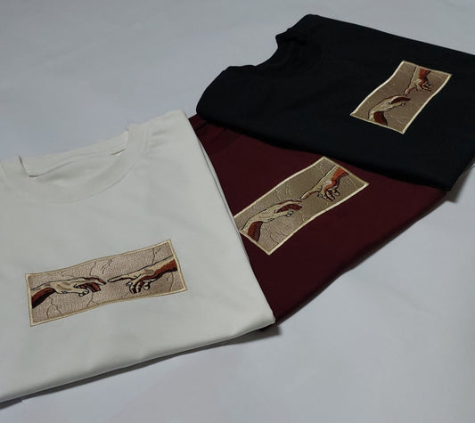 THE CREATION OF ADAM OVERSIZED T-SHIRT